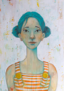 Heike Kurtenbach "Lili" (2023) | Acryl auf Leinwand | 60 x 80 cm